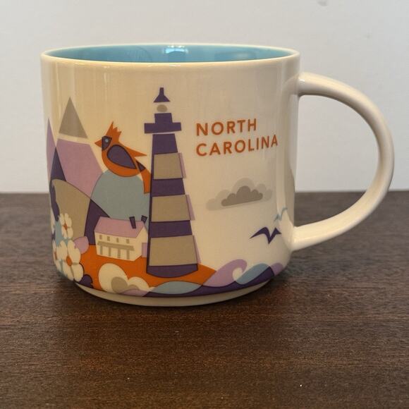 Starbucks North Carolina Coffee Mug Cup 14 0z Been There Series 2017 Collectors - Picture 1 of 12